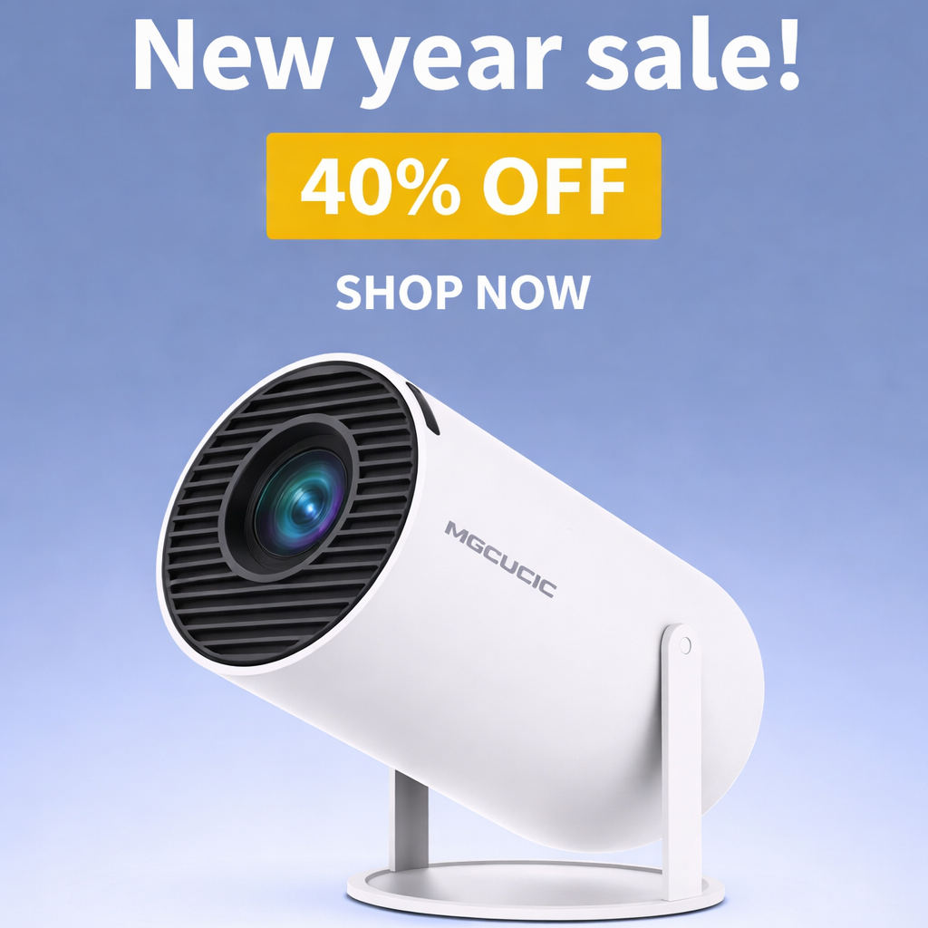 Cinematic Projector Portable Home Theater